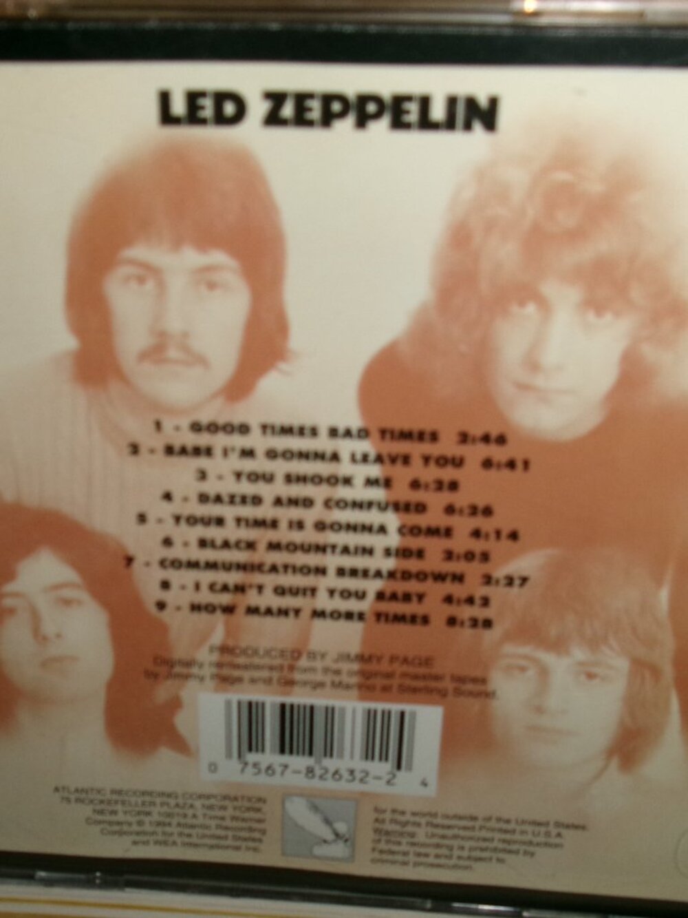 led zeppelin remastered cd - hard blues rock Jimmy page robertg plant